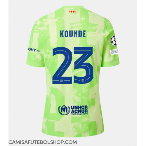 Camisa de time de futebol Barcelona Jules Kounde #23 Replicas 3º Equipamento 2024-25 Manga Curta